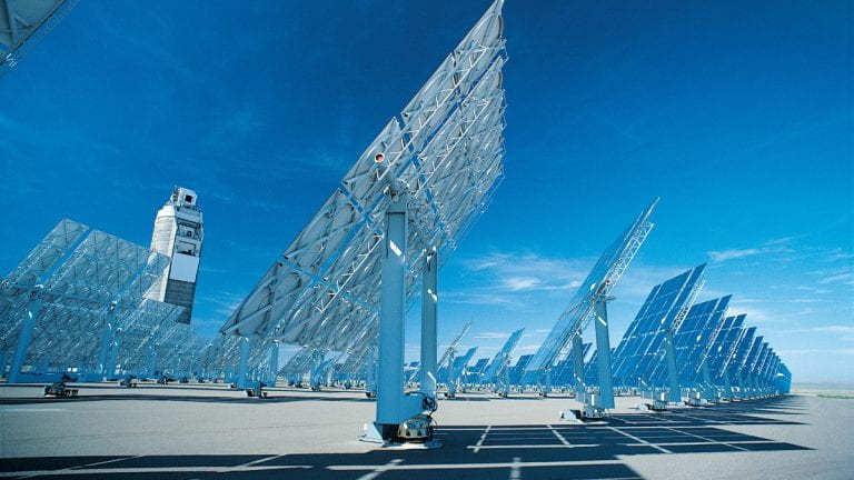 Solar panels in New Mexico