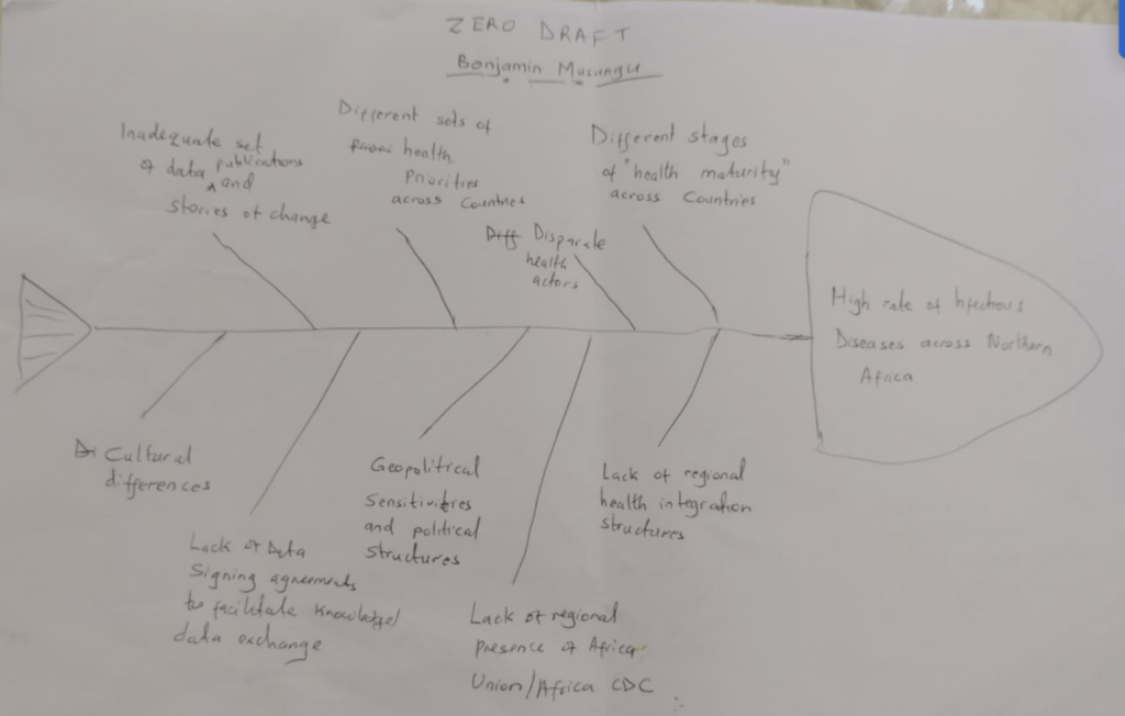 First iteration fishbone diagram