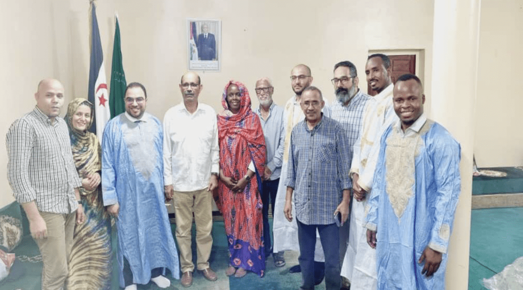Group photo with Sahrawi’s Minister of Health