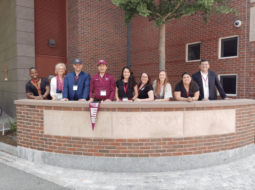 Ellen with fellow IPP participants at HKS