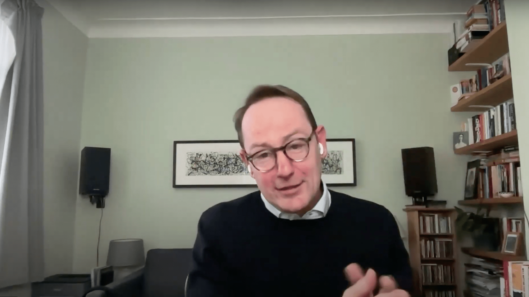 Screenshot of Greg Power speaking