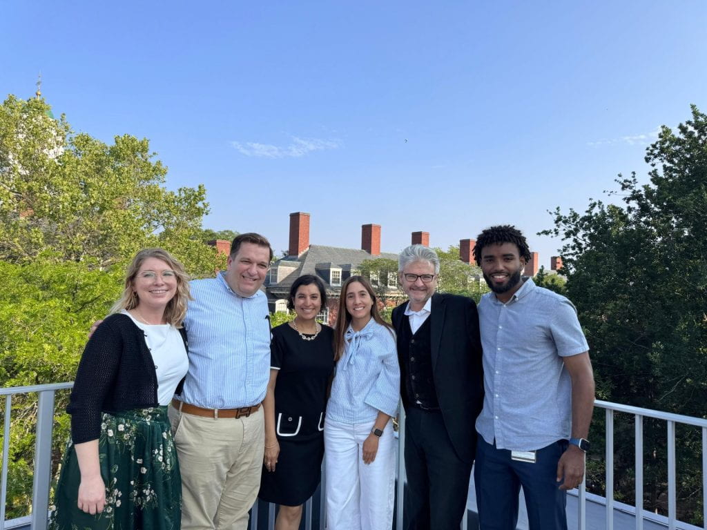 Jessie DeLano, Santiago Creuheras, Salimah Samji, Catalina Reyes, Matt Andrews, and Ricardo Goncalves