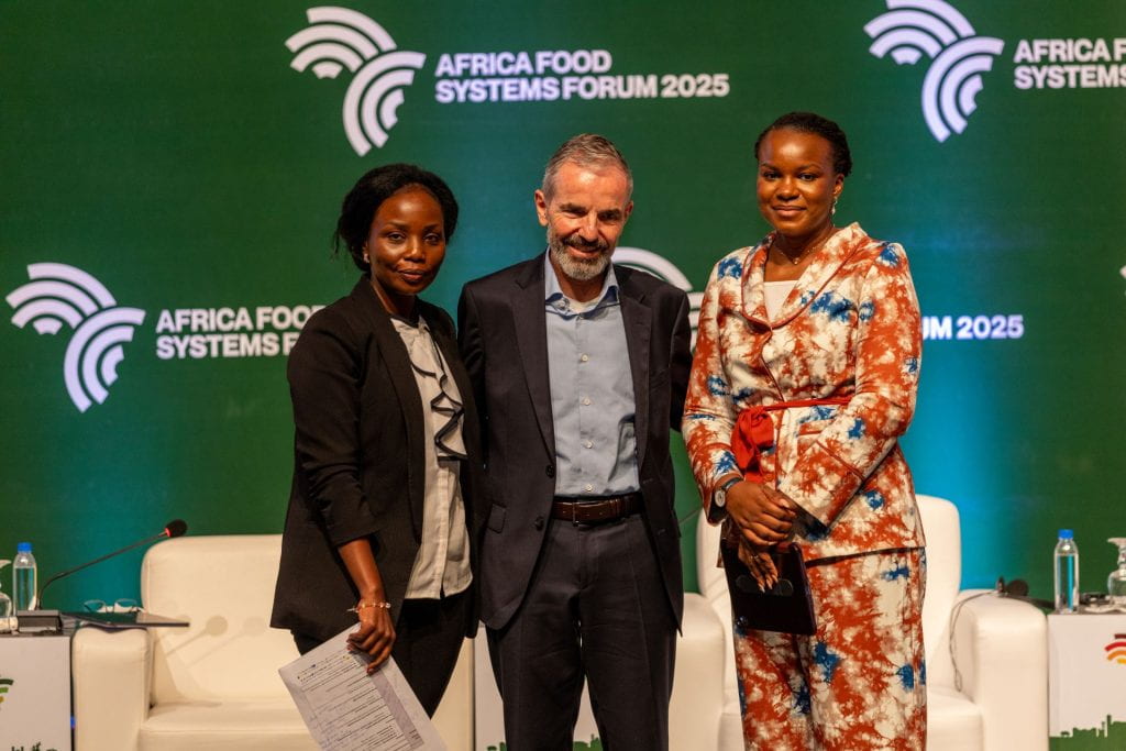 Fatim with others at the Africa Food Systems Forum 2025
