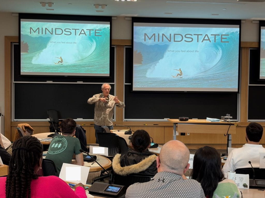 Shaun Taunton presenting in classroom