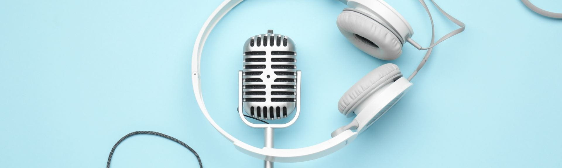 Microphone and headphones